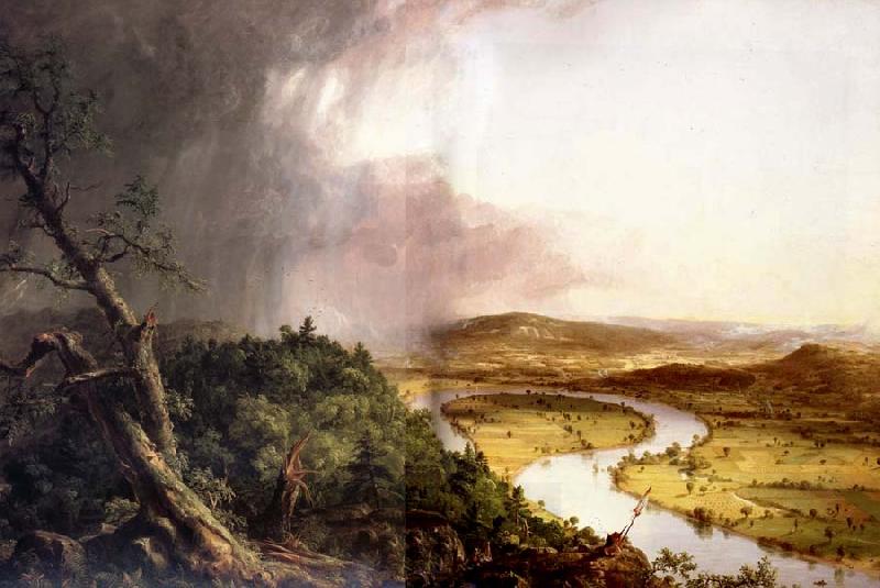 Thomas Cole Vue du mont Holyoke,pres de Northampton dans le Massachusetts Apres l'orage China oil painting art